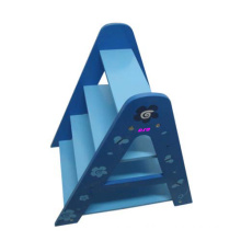 Madeira 4 pares azul sapato exibir rack (wj278087)